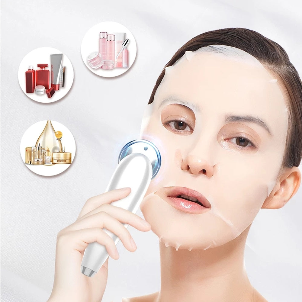 7 in 1 Face Massager RF Microcurrent Mesotherapy